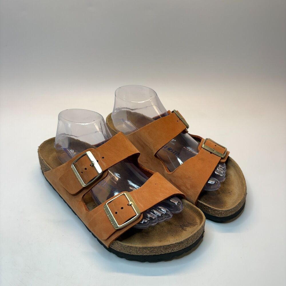 BIRKENSTOCK Dark Rust Unisex Arizona Size EU41/M8/W10 Soft Footbed Orthopedic